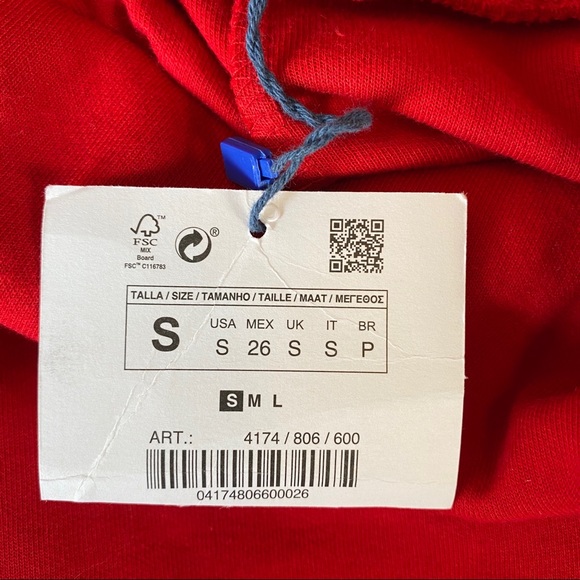 🔥SOLD🔥 Zara Trafaluc Turtleneck 3/4 Sleeve Dress Red S - Picture 11 of 16